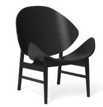 Bild von Warm Nordic The Orange Lounge Chair SH: 38 cm - Schwarz