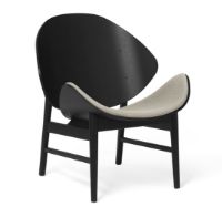 Bild von Warm Nordic The Orange Lounge Chair SH: 38 cm – Schwarz/Grau