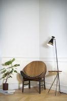 Bild von Warm Nordic The Orange Lounge Chair SH: 38 cm – Geräuchert/Schwarz