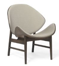 Bild von Warm Nordic The Orange Lounge Chair SH: 38 cm – Geräuchert/Grau