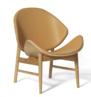 Bild von Warm Nordic The Orange Lounge Chair SH: 38 cm – Eiche/Natur