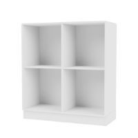 Bild von Montana Selection 1112 Show Bücherregal mit Sockel 7 cm 69,6 x 69,6 cm – 101 New White