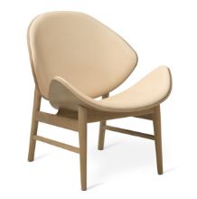 Bild von Warm Nordic The Orange Lounge Chair SH: 38 cm – Eiche/Nude