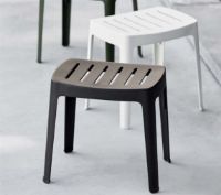 Bild von Cane-line Outdoor Cut Skammel H: 40 cm - Schwarzes Aluminium
