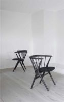 Bild von Sibast Furniture No 8 Dining SH: 45 cm – Dunkel gebeiztes Bøg/Antrazit