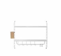 Bild von String Furniture Badezimmerbox H: 50 cm - Hvid
