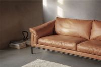 Bild von Eva Solo Crush Sofa 3 Personen B: 222 cm – ENVY Cognac 20320 Leder