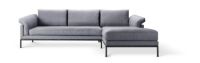 Bild von Eva Solo Crush Sofa 2 Pers. mit Chaiselongue B: 256 cm – Positano Fb. 87