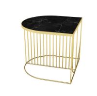 Bild von AYTM Sino Couchtisch L: 50 cm – Gold/Sort
