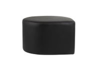 Bild von AYTM Stilla Pouf H: 36,5 cm – Schwarzes Leder