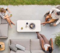 Bild von Cane-line Outdoor Aspect Couchtisch 120x60 cm - Fossil Black Keramik/Teak