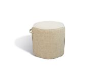 Bild von Mindo 108 Pouf Klein 48x42x48 cm - Weiß Beige