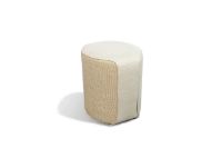 Bild von Mindo 108 Pouf Klein 48x42x48 cm - Weiß Beige