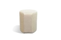 Bild von Mindo 108 Pouf Klein 48x42x48 cm - Weiß Beige