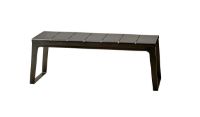 Bild von Cane-line Outdoor Copenhagen Bench L: 121 cm – Lavagrau/Aluminium