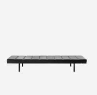 Bild von Vipp 461 Daybed B: 200 cm – Schwarz/Schwarzes Leder