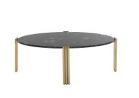 Bild von AYTM Tribus Ovaler Couchtisch L: 92,4 cm – Gold/Schwarz