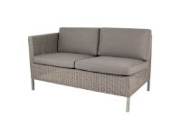 Bild von Cane-line Outdoor Dining Lounge 2 Pers. Sofa rechts Modul inkl. Kissenset L: 153 cm - Weave Flet/Taupe