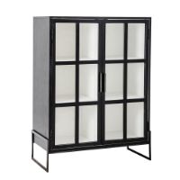 Bild von Bloomingville Opalschrank 90x120 cm - Eiche/Schwarz