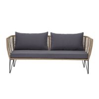 Bild von Bloomingville Mundo Sofa L: 175 cm - Metall/Braun