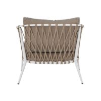 Bild von Bloomingville Cia Lounge Chair SH: 40 cm - Metall/Weiß