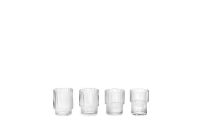 Bild von Ferm Living Ripple Glass 4er-Set Ø: 7 cm - Glas