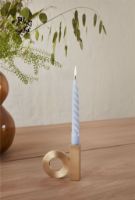 Bild von OYOY Baari Kerzenhalter aus massivem Messing H: 10 cm – Gebürstetes Messing OUTLET