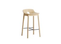 Bild von Woud Mono Counter Chair SH: 65 cm – Weiß pigmentierte Eiche