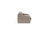 Bild von Innovation Living Eivor 140 Schlafsofa mit Doppelmatratze – Schwarze Eiche/Cordufine Beige