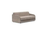 Bild von Innovation Living Eivor 140 Schlafsofa mit Federkernmatratze – Schwarze Eiche/Cordufine Beige