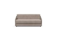 Bild von Innovation Living Eivor 140 Schlafsofa mit Federkernmatratze – Schwarze Eiche/Cordufine Beige