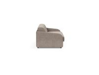 Bild von Innovation Living Eivor 140 Schlafsofa mit Federkernmatratze – Schwarze Eiche/Cordufine Beige