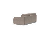 Bild von Innovation Living Eivor 140 Schlafsofa mit Federkernmatratze – Schwarze Eiche/Cordufine Beige