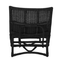 Bild von Bloomingville Baz Lounge Chair SH: 35 cm – Rattan/Schwarz