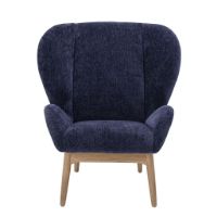 Bild von Bloomingville Eave Lounge Chair SH: 44 cm – Blau