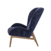 Bild von Bloomingville Eave Lounge Chair SH: 44 cm – Blau