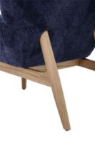 Bild von Bloomingville Eave Lounge Chair SH: 44 cm – Blau