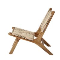 Bild von Bloomingville Keila Lounge Chair SH: 36 cm – Teak/Natur