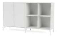 Bild von Montana Selection Paar Beistelltisch mit Beinen 139,2 x 69,6 cm – 01 Weiß / Schnee