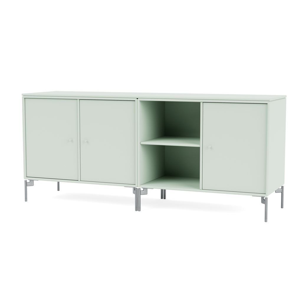 Bild von Montana Selection Save Beistelltisch mit Beinen 139,2 x 46,8 cm – 161 Mist / Chrom