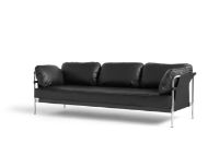 Bild von HAY Can 3-Sitzer L: 247 cm – Sense Schwarz / Verchromter Stahl