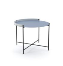 Bild von HOUE EDGE Tabletttisch Ø: 62 cm – Taubenblau