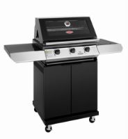 Bild von Beefeater 1200 E 3 Brenner BBQ & S/B Trolley B: 137,7 cm – Schwarz