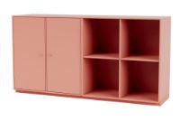 Bild von Montana Selection Paar Beistelltisch mit Sockel 3 cm 139,2 x 69,6 cm – 151 Rhabarber