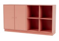 Bild von Montana Selection Paar Beistelltisch mit Sockel 7 cm 139,2 x 69,6 cm – 151 Rhabarber