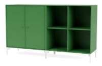 Bild von Montana Selection Paar Beistelltisch mit Beinen 139,2 x 69,6 cm – 152 Petersilie / Schnee
