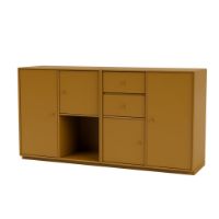 Bild von Montana Selection Couple Beistelltisch mit Sockel 3 cm 139,2 x 69,6 cm – 142 Bernstein