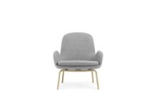 Bild von Normann Copenhagen Era Lounge Chair Low Oak SH: 40 cm – Synergy / Partner Grey