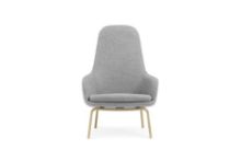 Bild von Normann Copenhagen Era Lounge Chair High Oak SH: 40 cm – Synergy / LDS16 Partner Grey