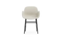 Bild von Normann Copenhagen Form Sessel SH: 44 cm – Upminster Sand/Stahl